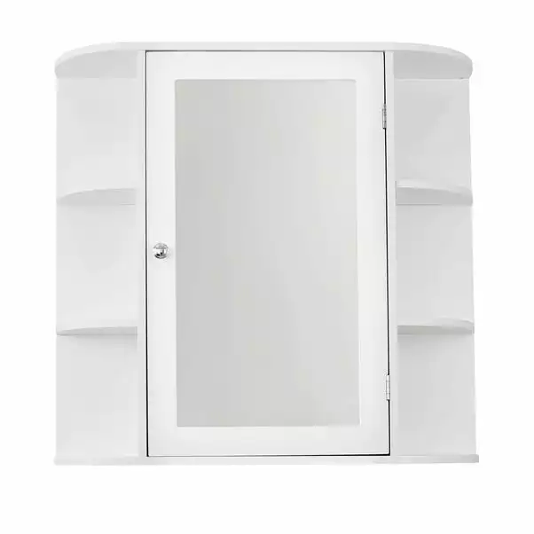 Lloyd Pascal Verona White Mirror Cabinet - Image 2