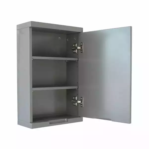 Lloyd Pascal Siena Grey Mirror Cabinet - Image 3