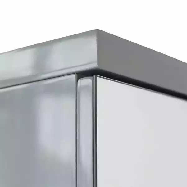 Lloyd Pascal Siena Grey Mirror Cabinet - Image 4