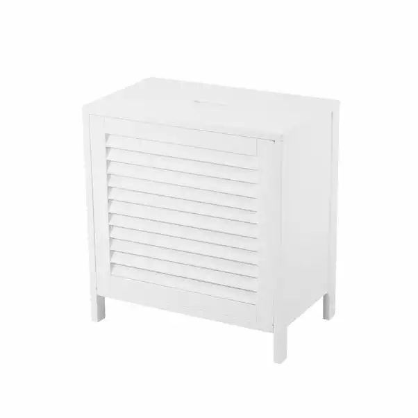 Lloyd Pascal White Tuscany Laundry Hamper - Image 2