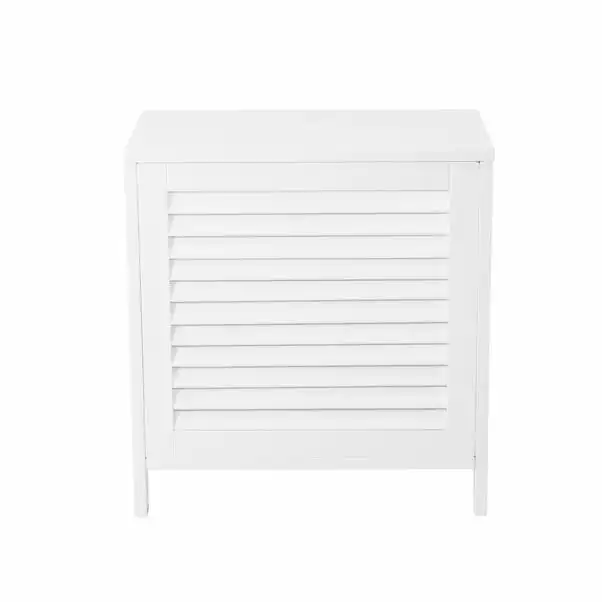 Lloyd Pascal White Tuscany Laundry Hamper - Image 4