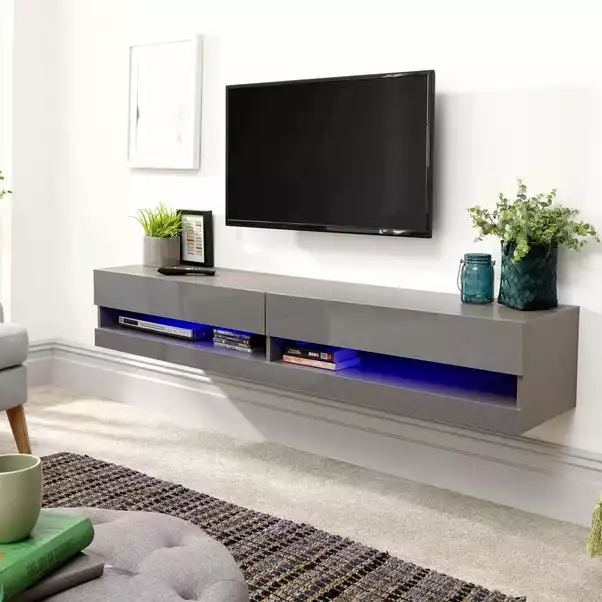 GFW Galicia 150cm LED Wall TV Unit - Image 2