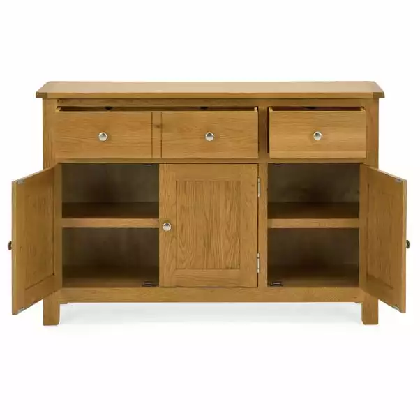 Dunelm Bromley Oak Large Sideboard - Image 3