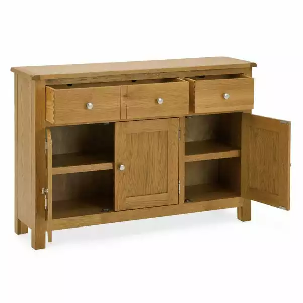 Dunelm Bromley Oak Large Sideboard - Image 5