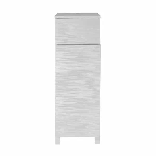 Lloyd Pascal White Wave Floor Cabinet - Image 3