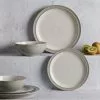Denby Elements Grey 12 Piece Dinner Set