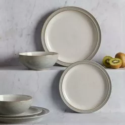 Denby Elements Grey 12 Piece Dinner Set