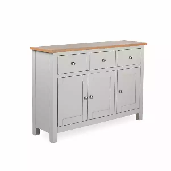 Dunelm Bromley Grey Large Sideboard - Image 3
