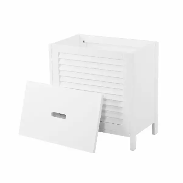 Lloyd Pascal White Tuscany Laundry Hamper