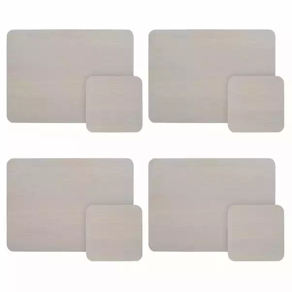 Dunelm Set Of 4 Naturals Placemats & Coasters