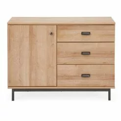 Dunelm Fulton Oak Effect Small Sideboard