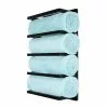 Lloyd Pascal Matt Black 5 Tier Wall Towel Rack