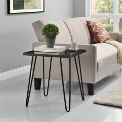 Dunelm Owen Retro Hairpin Side Table