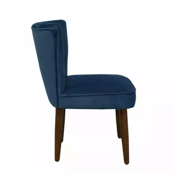 Dunelm Isla Velvet Dining Chair - Image 3