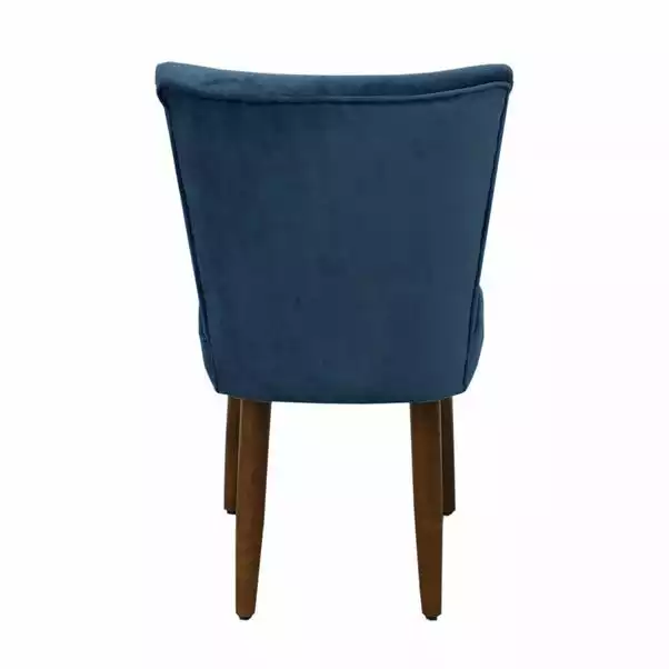 Dunelm Isla Velvet Dining Chair - Image 5