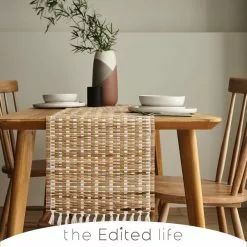 The Edited Life Banana Leaf Table Runner