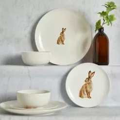 Homestead Hare 12 Piece Dinner Set