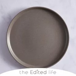 The Edited Life Urban Dinner Charcoal Plate