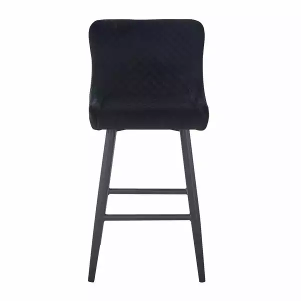Dunelm Montreal Velvet Bar Stool - Image 2