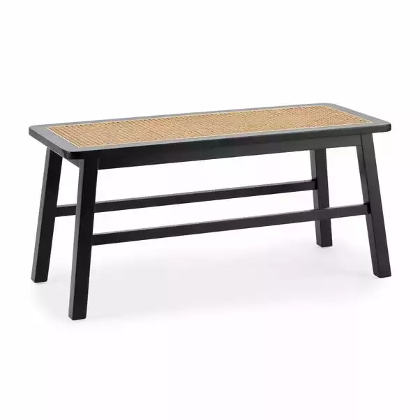 Dunelm Franco Cane Dining Bench - Image 3