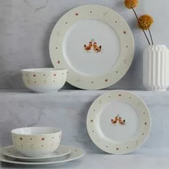 Dunelm Mabel And Martha 12 Piece Dinner Set