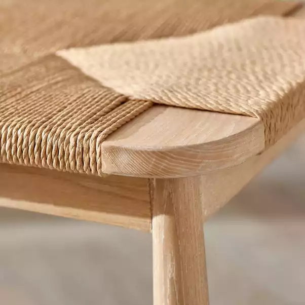 Dunelm Churchgate Ash Wood Spindle Bench - Image 4