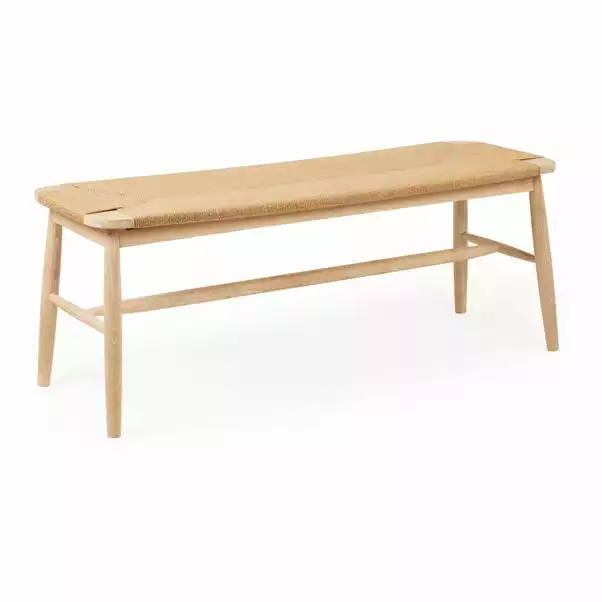 Dunelm Churchgate Ash Wood Spindle Bench - Image 6