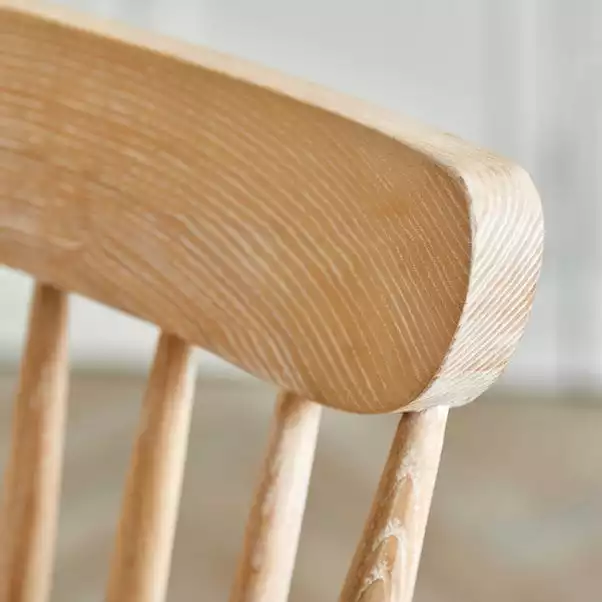 Dunelm Churchgate Ash Wood Spindle Bar Stool - Image 2