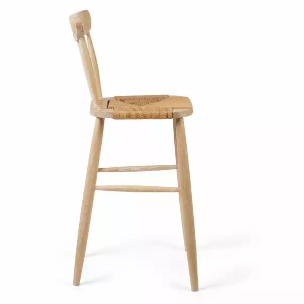 Dunelm Churchgate Ash Wood Spindle Bar Stool - Image 6