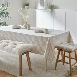 Dunelm Linford Stripe Tablecloth