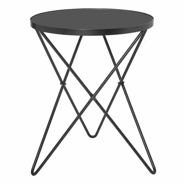 Dunelm Zoey Black Top Side Table - Image 3