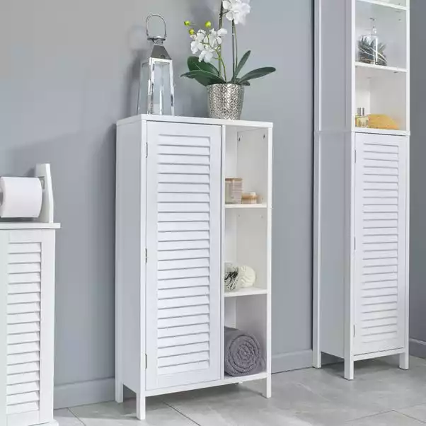 Dunelm Tuscany Console Unit White - Image 2