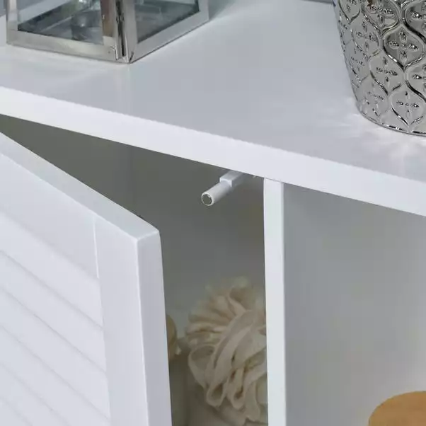 Dunelm Tuscany Console Unit White - Image 5