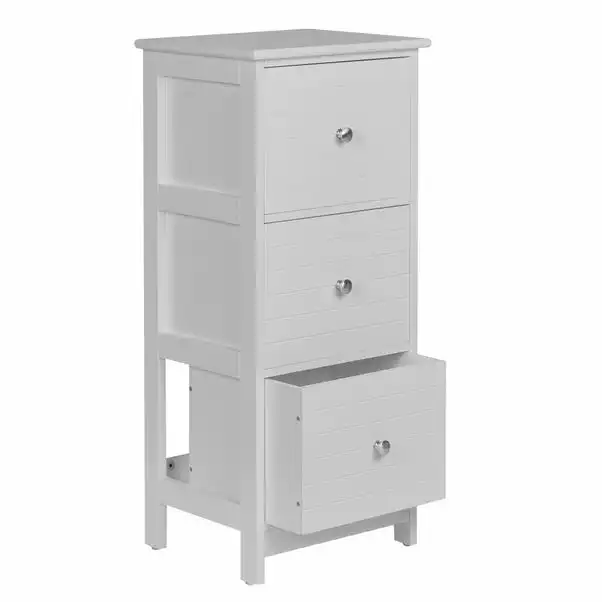 Dunelm Nautical Grey 3 Drawer Unit - Image 4