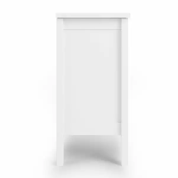 Dunelm Lynton White Compact Bathroom Under Sink Unit - Image 4