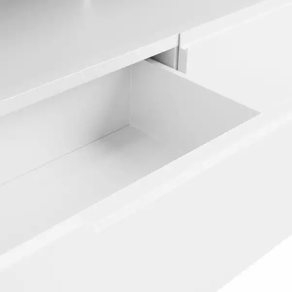 Dunelm Larson Corner TV Unit White - Image 6