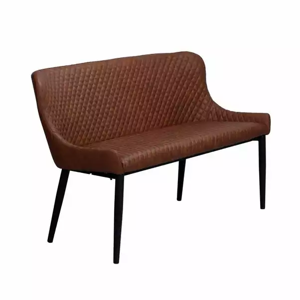 Dunelm Montreal Large Faux Leather Dining Bench Seat - Image 2