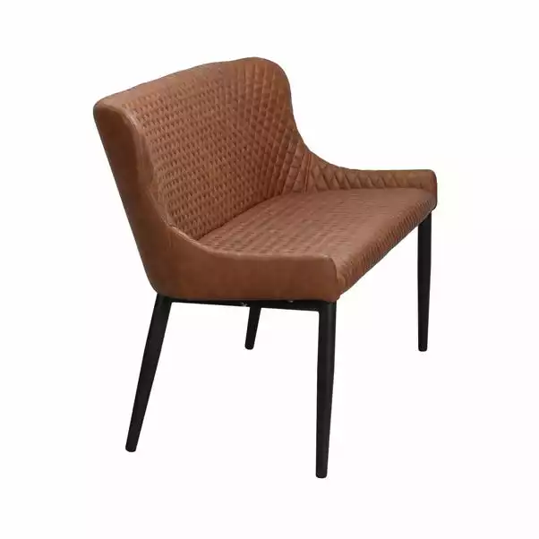 Dunelm Montreal Large Faux Leather Dining Bench Seat - Image 3