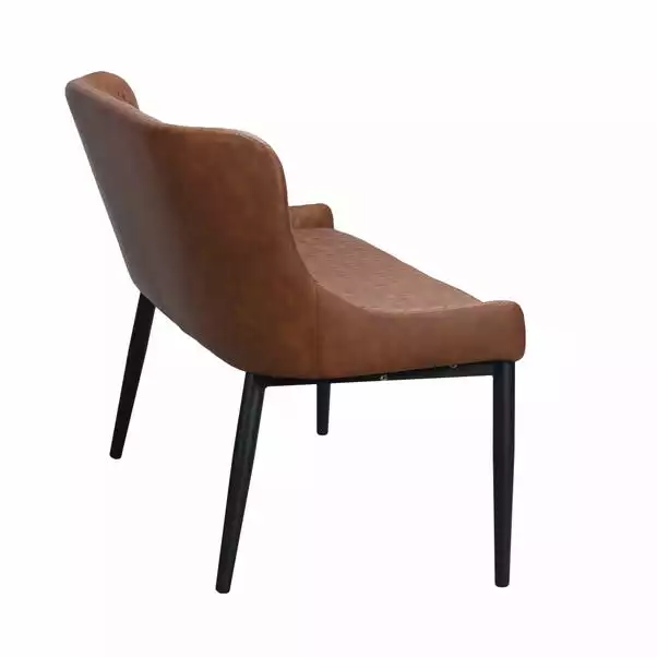 Dunelm Montreal Large Faux Leather Dining Bench Seat - Image 5