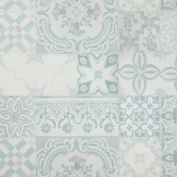 Dunelm By The Metre Casablanca Duck Egg