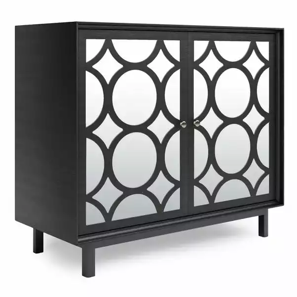Dunelm Delphi Black Small Sideboard - Image 2