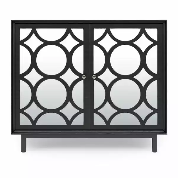 Dunelm Delphi Black Small Sideboard - Image 3