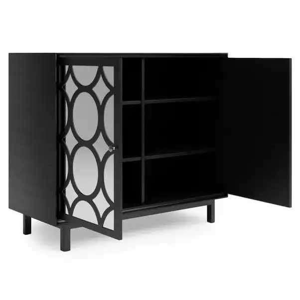 Dunelm Delphi Black Small Sideboard - Image 5
