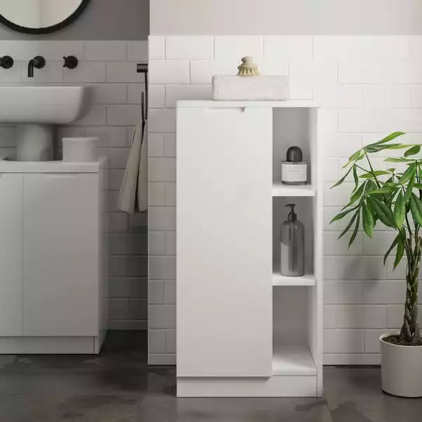 Dunelm Lopez White Bathroom Console Unit