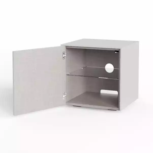 Frank Olsen Furniture Intel LED 1 Door Lamp Table - Image 5