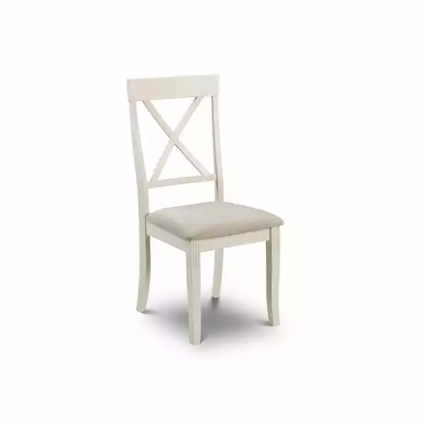 Julian Bowen Davenport Round Pedestal Dining Table With 4 Dining Chairs - Image 3