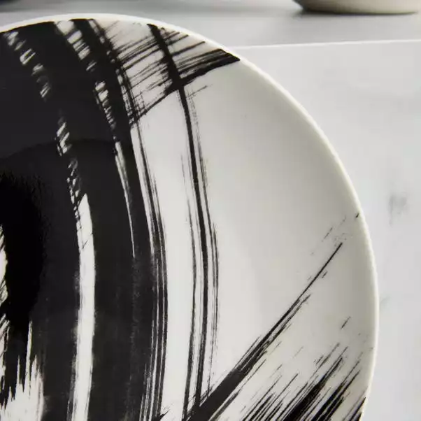 Dunelm Abstract Brushstroke 12 Piece Dinner Set - Image 2