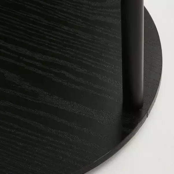 Dunelm Cole Side Table With LED Light Black - Image 4