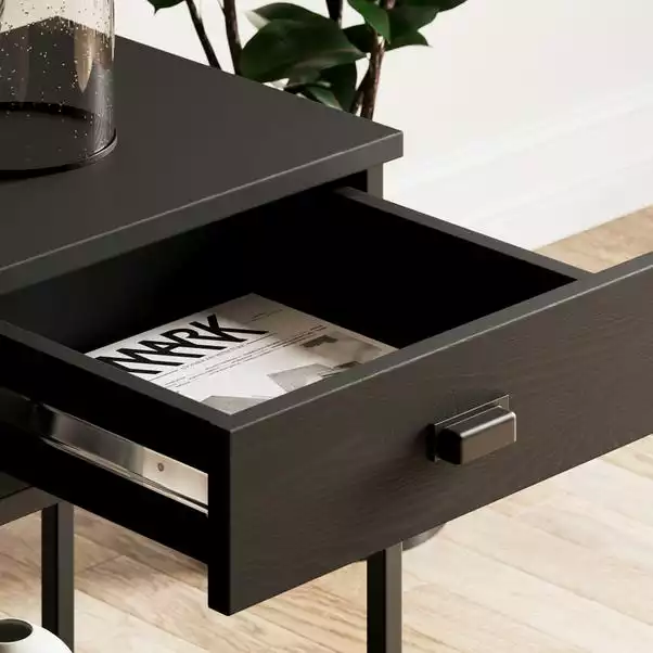 Dunelm Fulton 1 Drawer Side Table - Image 4