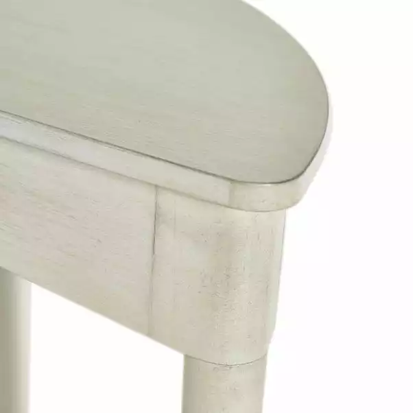 Pacific Lifestyle Pacific Naha Half Moon Console Table, Painted Pine - Image 5